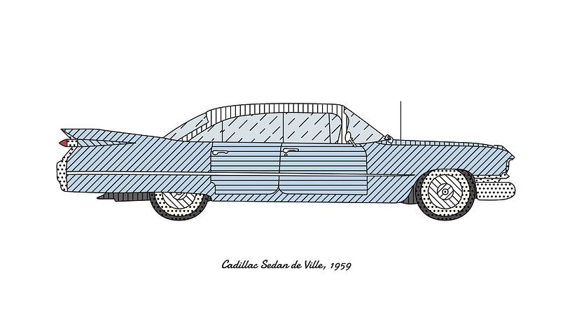 Cadillac Sedan de Ville, 1959 by Victor Weijers