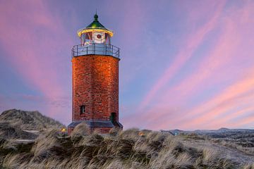 Red Cliff Vuurtoren, Sylt, Noord-Friesland, Duitsland van Alexander Ludwig