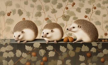 Hedgehogs by Jacky