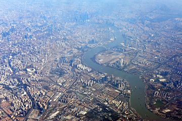 Photo aérienne de Shanghai sur Richard Wareham