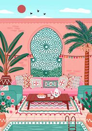 Marokko Hotel von Nidhi Kachhadiya