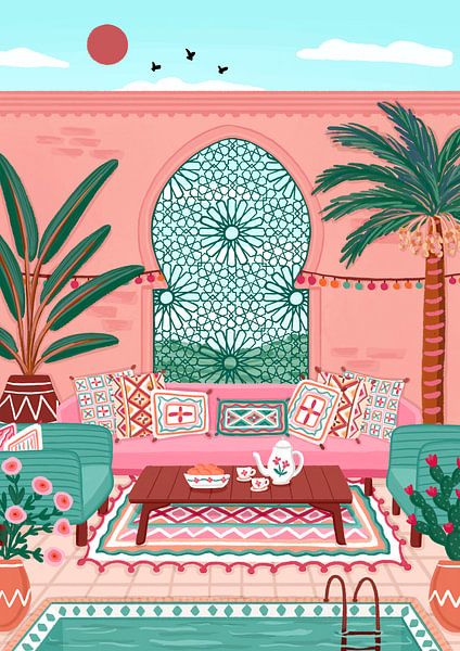 Maroc Hôtel par Nidhi Kachhadiya