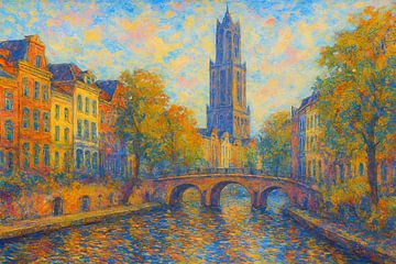Utrecht, Nederland schilderij van Johannes