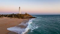 Étreinte du coucher de soleil, phare de Trafalgar