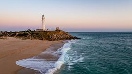 Sunset Embrace, Trafalgar lighthouse by Piermarco Raimondo