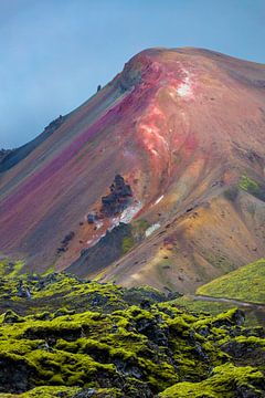 Berg Brennisteinsalda in Landmannalaugar van Ken Costers