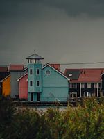 Blue cottage Reitdiephaven Groningen