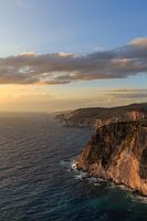 Sonnenuntergang an der Küste der griechischen Insel Zakynthos