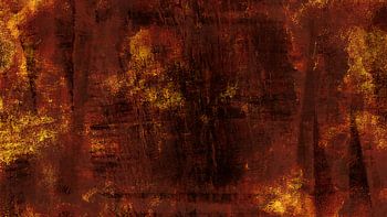 Alchemist, modern nature abstraction in bronze copper