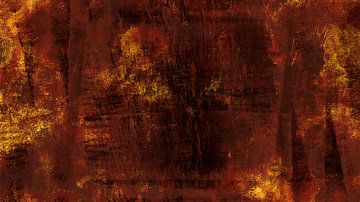 Alchemist, moderne natuur abstractie in brons koper van FRESH Fine Art