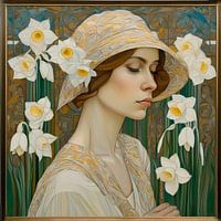 Marlyse Cranach im Stil von Jan Toorop