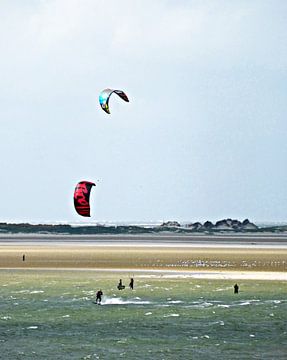 Kitesurfen op Terschelling van Jessica Berendsen