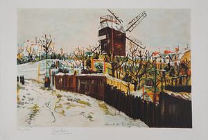 Maurice Utrillo, Moulin de la Galette in Montmartre