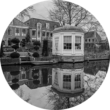 Tuinhuis in Edam (zwart-wit) van Jeroen de Jongh