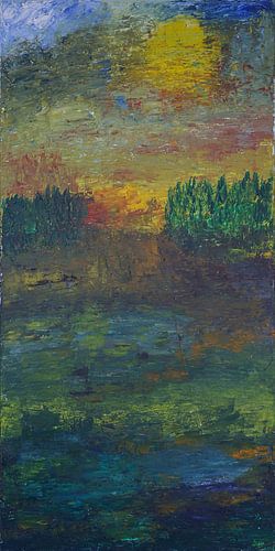 Lichtung im Sonnenuntergang von silke.art - Silke Hemelt -