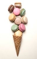 Ein Makronen-Eis