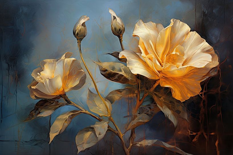Eukalyptusblüte | Schatten und Licht in Blüte von Blumen Studio