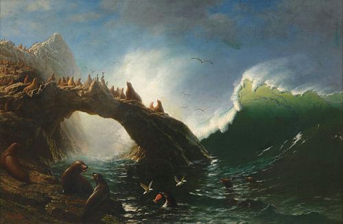 Farallon Island, Albert Bierstadt