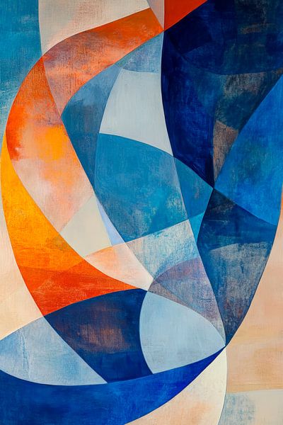 Farbenfrohe geometrische Komposition von Poster Art Shop