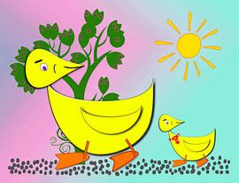 Ducky und Duckling von Roswitha Lorz
