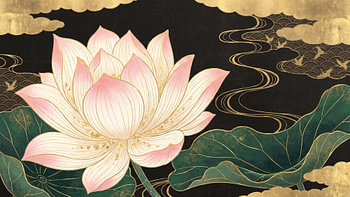 Jardin impérial japonais des lotus dorés