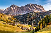 Herbststimmung in den Alpen in Südtirol. von Voss Fine Art Fotografie Miniaturansicht
