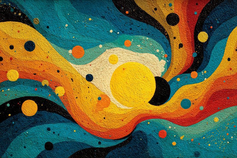 art with colour portrait by Egon Zitter