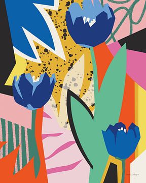 Blue Tulips, Megan Gallagher by Wild Apple