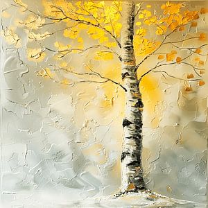 Die goldene Birke | Wo das Herbstlicht atmet
