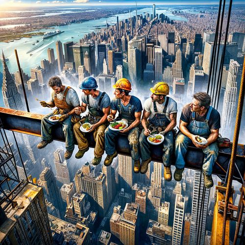 Another day at the office in New York