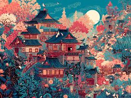picturesque Japanese art by Egon Zitter