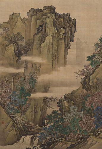 Tani Bunchō~Blauw en groen landschap