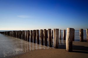 Wellenbrecher in Zeeland von gaps photography