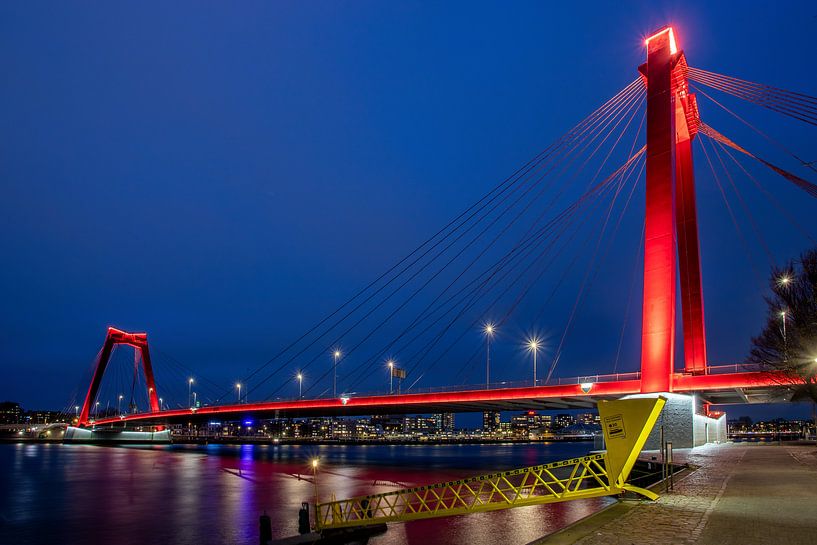 Willemsbrug -  Verbind Rotterdam van Fotografie Ploeg