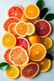 Zitrusfrüchte Vielfalt von Poster Art Shop