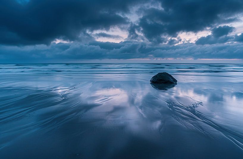 Horizont in Tiefblau von fernlichtsicht