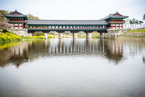 Woljeonggyo-Brücke in Gyeongju, Südkorea