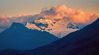 Zonsopkomst zuidelijke alpen, Nieuw-Zeeland