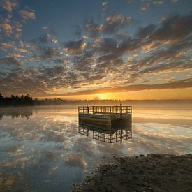 Lake Reindersmeer III by Monique Pouwels