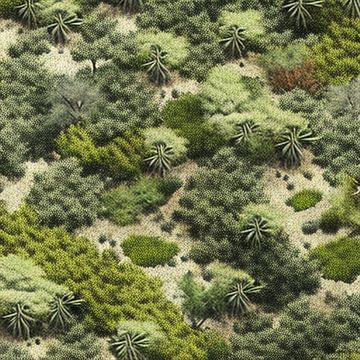 Woestijnlandschap van bovenaf van Vythryd Arts