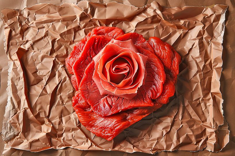 Rose of flesh by Egon Zitter