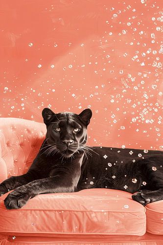 Velvet Majesty in Coral Light