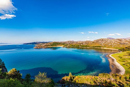 Gruinard Bay on the west coast of Scotland by Werner Dieterich