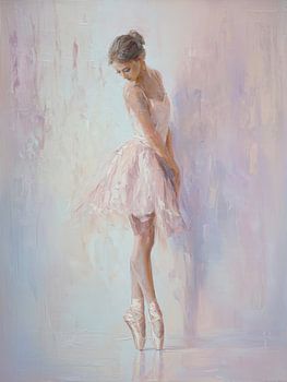 Ballerina in Pastellfarben