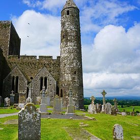 Legendarische rots van Cashel in het zuiden van Ierland van Thomas Zacharias