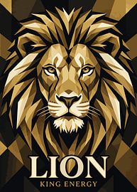 Golden Lion King by okta rendy