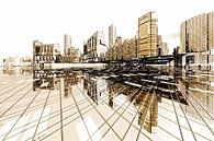 Architektur Konzept futuristische Stadt Poster-City von Max Steinwald Miniaturansicht