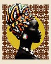 Afrikanische Schönheit von Mad Dog Art Miniaturansicht