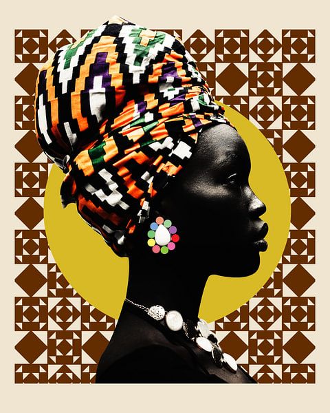 Afrikanische Schönheit von Mad Dog Art