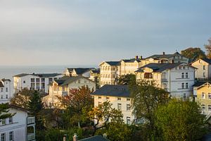 Blick auf die Stadt Sassnitz auf der Insel Rügen